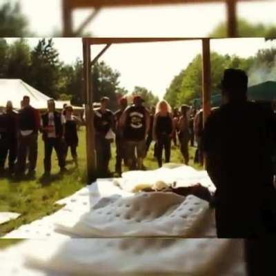 Midget throwing competition 🧐 man says fly like the wind 😄