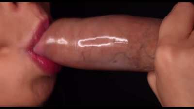 Horny Blowjob with a Condom! She Bites Through the Condom and Gets All the Cum in Her Mouth!