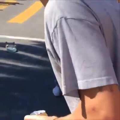 HMFT after I skate down a hill without a helmet.