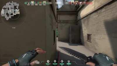 Jett against Viper ult = 6 man ace