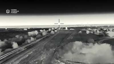 On the night of August 28, 2025, the GUR MO of Ukraine's Special Forces Department used a UJ-26 Beaver drone to attack the 91N6E radar station in Crimea using the S-400 Triumph air defense system.