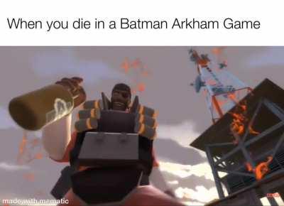 POV you just died in a Batman Arkham game