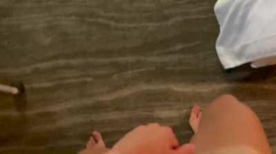 She's loving that doggy