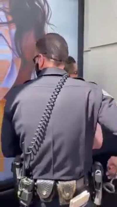 POS Racist with Nazi Tattoo arrested at White Lives Matter rally for attacking an Asian man