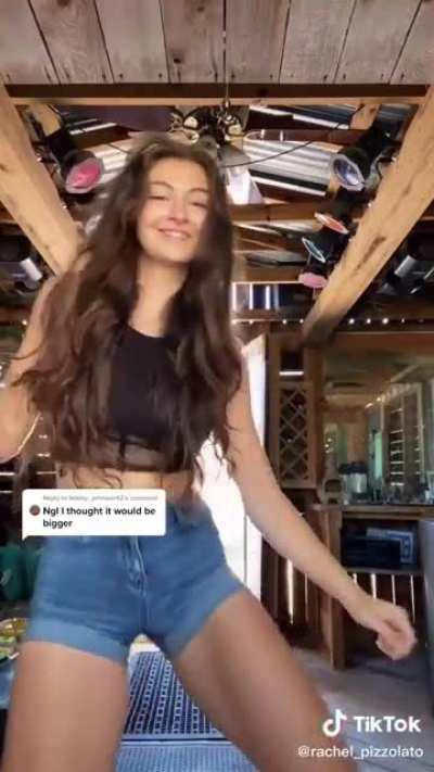 Thick in jean shorts