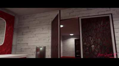 [F] Sam inflated by accident on suck-o-lux in restroom (Kae-Luxed)