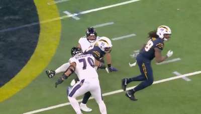 [Highlight] The Ravens were called for a leg whip on Pat Ricard on this play