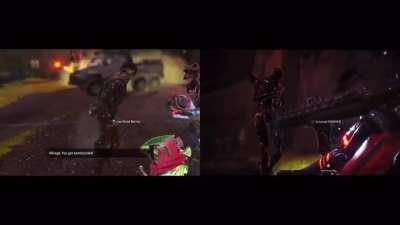 Friend and I got in sync executions to win a game of duos!