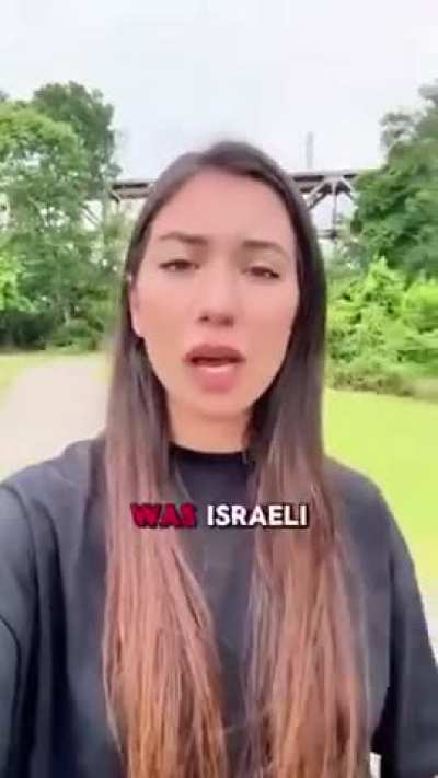 Miss Israel (Zionist) suddenly concerned about being “dehumanized” because Israel is criticized