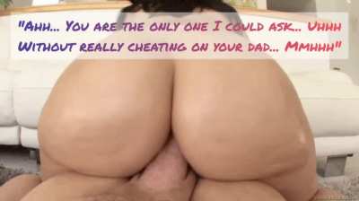 Helping Mom practice 