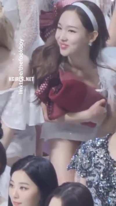 Nayeon show B's in dress part-1