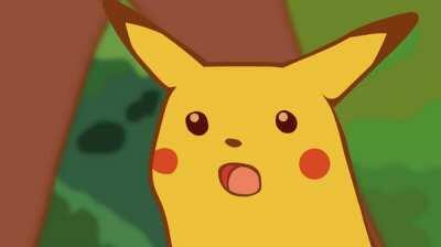 Very Surprised Pikachu