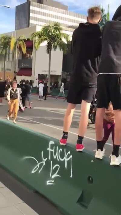 Looting has started in Beverly Hills