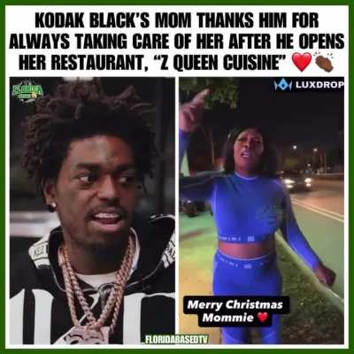 Kodak black gifts his mom new restaurant