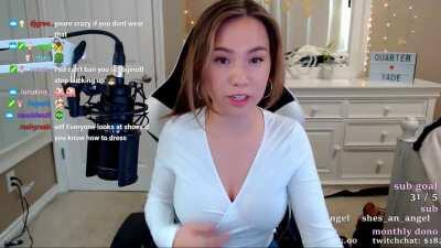 Jodi trying out outfits for TwitchCon