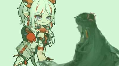 Nian at the end of Who Is Real: