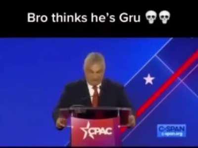 Dumbass tries to copy Gru so cringe