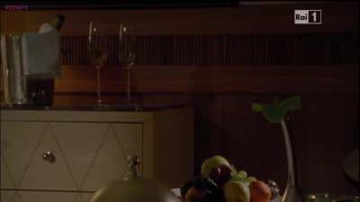 Beautiful Italian actress Carolina Crescenti with a guy 19years older than her