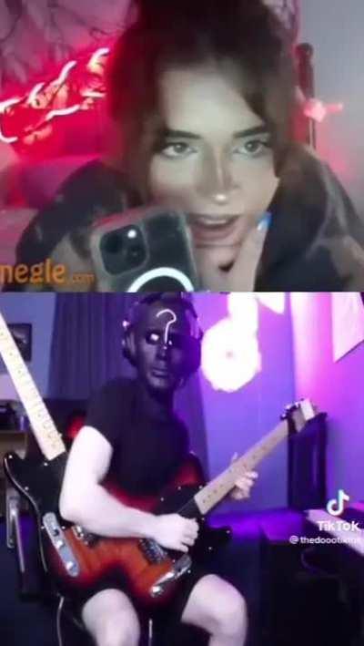 The dual guitar wielder
