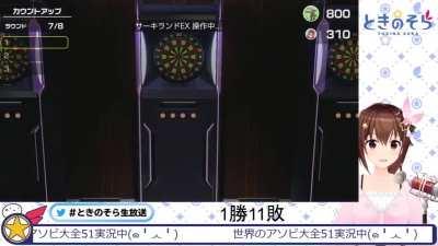 The Absolutely Precious Noises And Sounds From Sora-Chan's Darts Stream