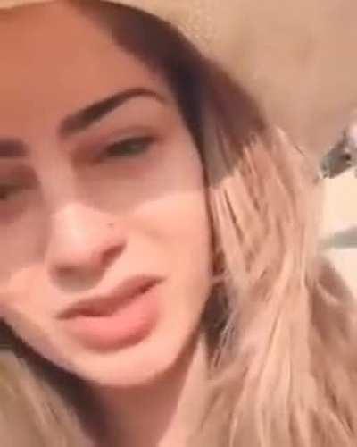 Woman on the beach in Bangladesh enjoying the view