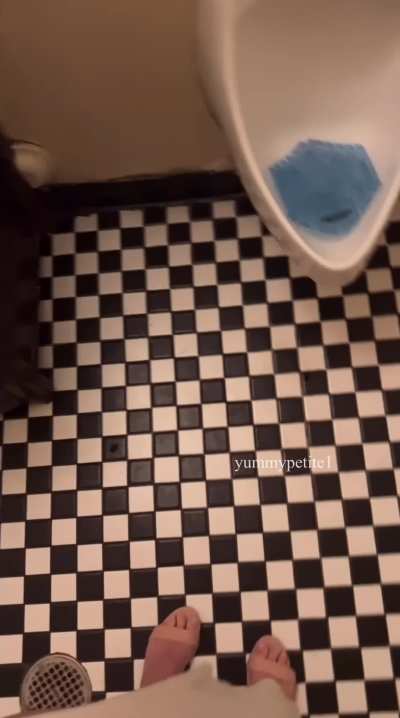 I peed in the men's bathroom at dinner