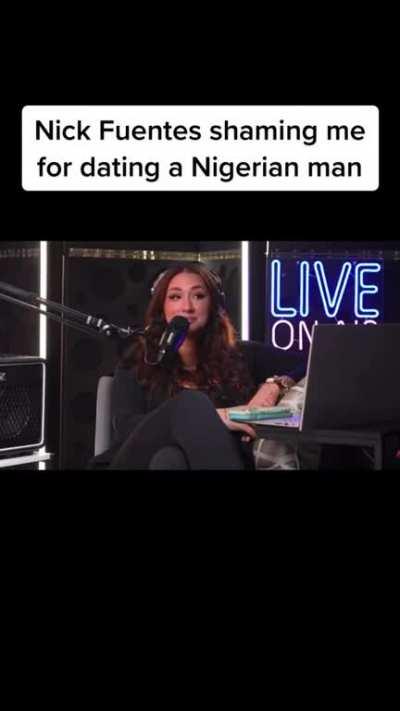 ‘You’re the one dating a black guy’ - Nick Fuentes