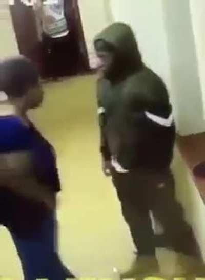 Dude beats up 2 women.