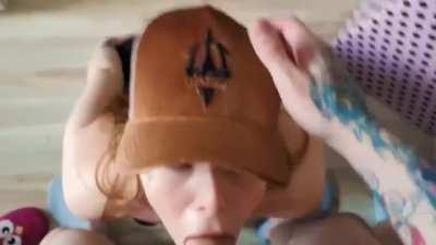 Getting her throat fucked