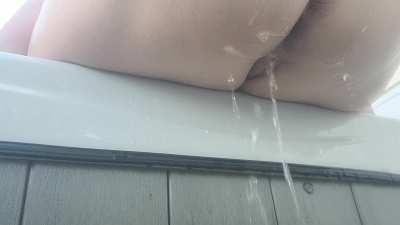 Good girlfriends know not to go in the tub.