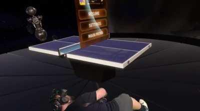 to play virtual pingpong