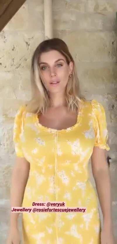 Yellow dress