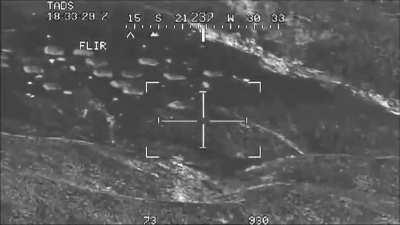 -NSFW- The Taliban spot US Special Forces and move into position to ambush them. Unknown to them, Two AH-64D Apache Gunships spot them first and get permission to engage their platoon sized group. The results are devastating, taking the force completely b