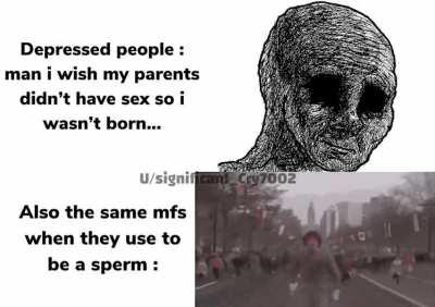 Why you acting depressed all of a sudden smh…