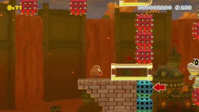 Just wanted to share this platforming level that took me a while to beat/make.