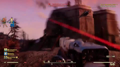 I tried taking cover from the turrets outside and ended up interrupting a meeting.