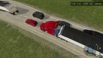 This idiot has been holding up traffic for hours 😡