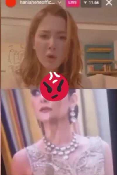 Hania Aamir cum tribute video insta live