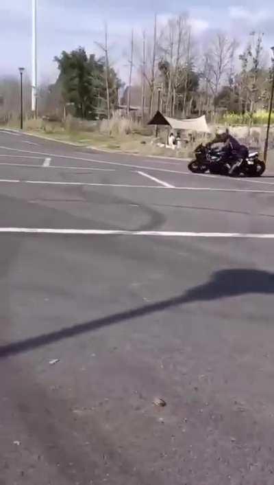 to do a motorcycle stunt
