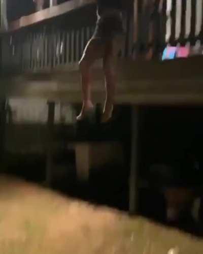 HMC as I jump off the deck