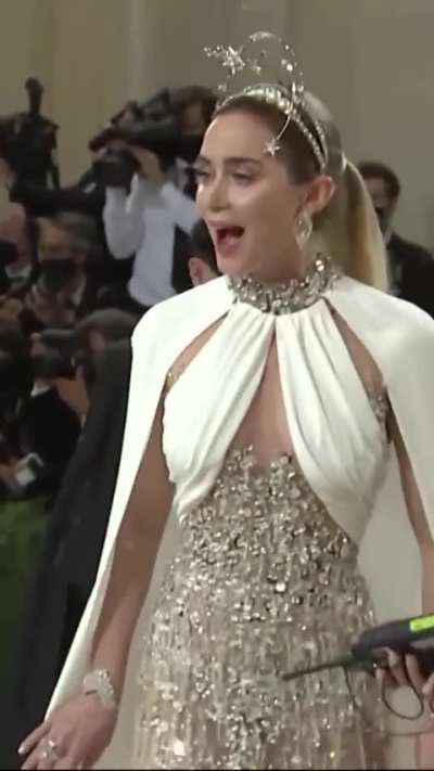 Emily at 2021 Met gala