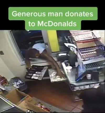 How nice of him...wait