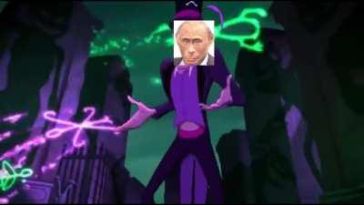 Putin getting dragged to hell by NATO: 2022 colorized