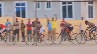 For capturing this race like a professional