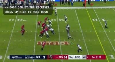 tariq woolen picks off leonard fournette🤯