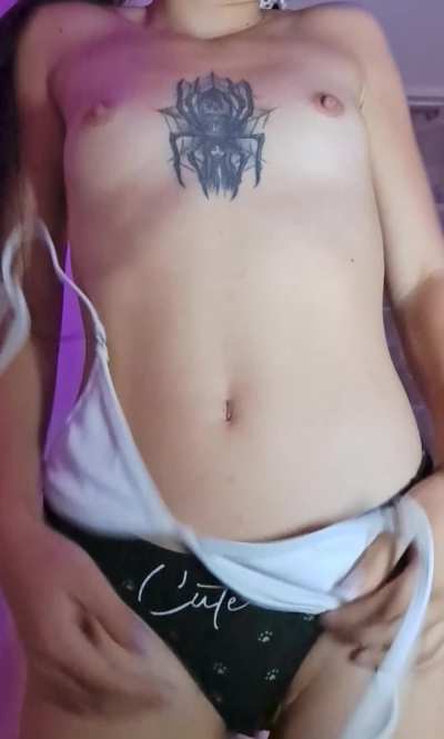 I think my small tits are perfectly suited for my body