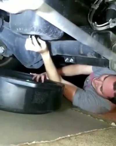 WCGW trying to change the oil