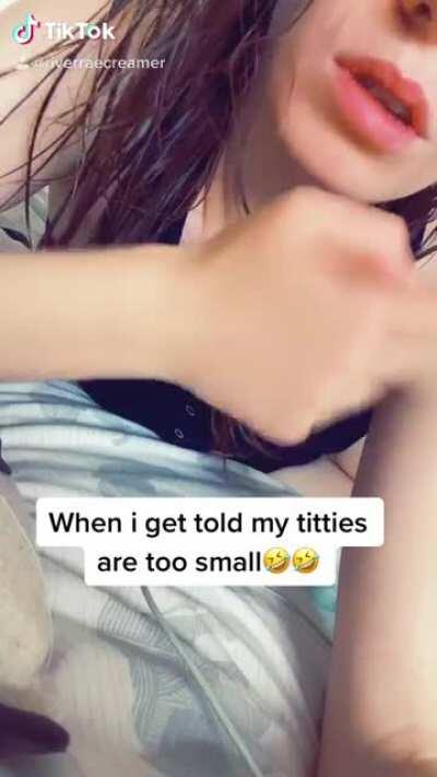 Follow my new TikTok😍😇 I have small tits...yes🙄  