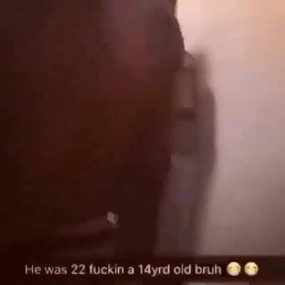 22 year old fucked up for sleeping with a 14 year old, definitely deserved