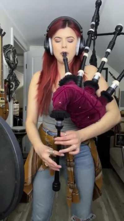 FreeBird solo done on the bagpipes